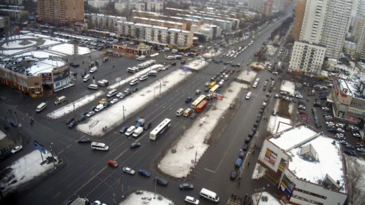 Онлайн веб-камера на Волгоградском проспекте в Москве (Москва, Россия)